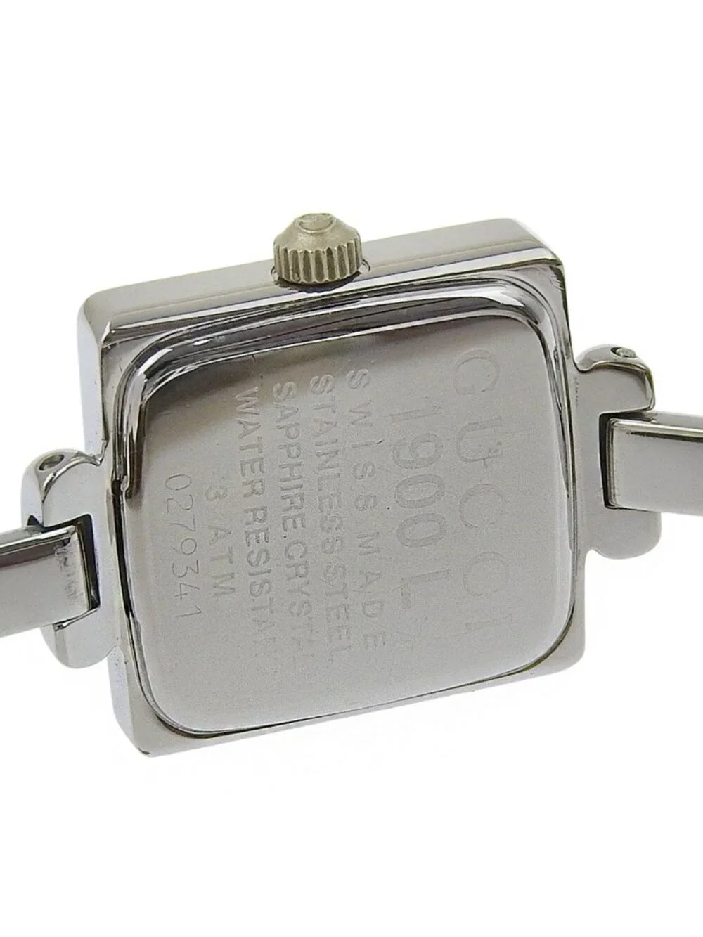 Gucci Stainless Steel Quartz Analog Display Black Dial Watch - Picture 6 of 8